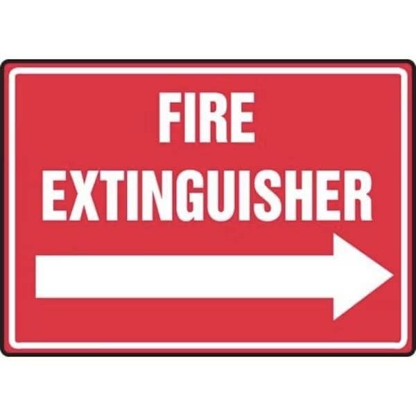Accuform SAFETY SIGN FIRE EXTINGUISHER RIGHT MFXG462VA MFXG462VA - main